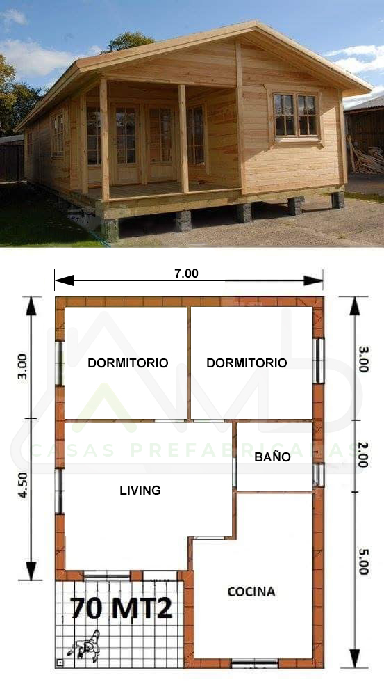 Modelo Arrayan 70m